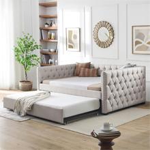 Tufted Daybed with Trundle