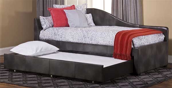 Roll-Out Trundle Bed for Overnight Guests, Cleverly Hidden by Day