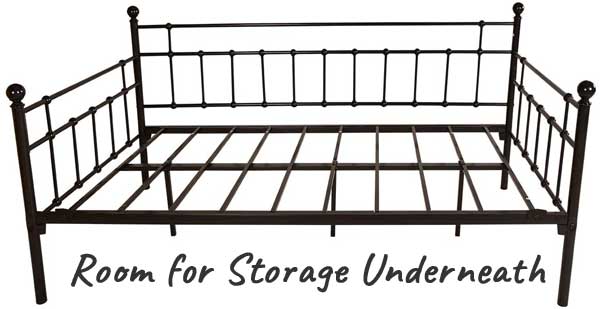 Storage Space Underneath Daybed